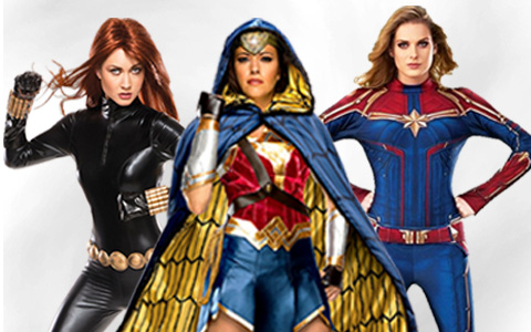 Superheldinnen Kostüme
